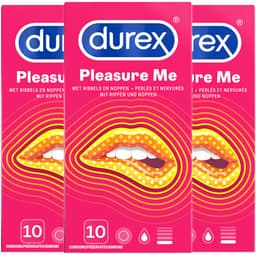 Durex - Condooms - Pleasure Me - 10st x3 — thumbnail 2