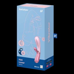 Satisyfer, Bluetooth Rabbit, 'Hot Lover', 20 cm, met app, waterdicht, oplaadbaar, huidvriendelijke siliconen — thumbnail 5