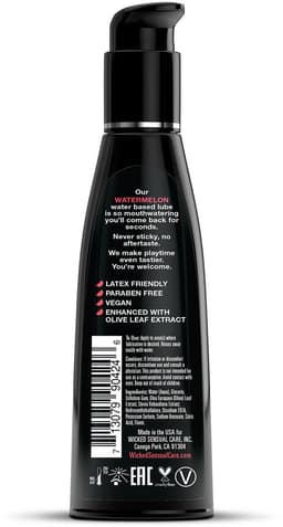 Wicked - Aqua glijmiddel watermeloen smaak 120 ml  - 120ml — thumbnail 2
