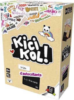 Bordspel - Familie spel - Avondje plezier - Met stickers - 3-10 spelers - Zwart rood — thumbnail 2
