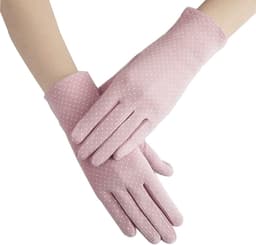 Dailygoods - CHENGZI 3 Paar Vrouwen UV Handschoenen Zon Bescherming Rijden Handschoenen Zomer Sunblock Handschoenen Voor Rijden Outdoor, Roze, Wit, zwart, One Size — thumbnail 2
