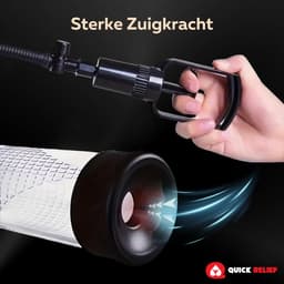 Quick Relief Penispomp™ - Penis Pomp Met Grippomp – Penispompen Penisvergroter – Penis Pomp Erectie Vergroter – Vacuumpomp Erectiepomp Masturbator — thumbnail 4