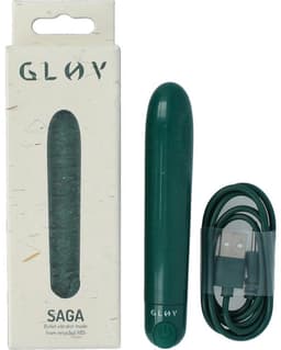 Gløv - Saga Eco Bullet Vibrator - Vibrators voor Vrouwen - Sex Toys voor Vrouwen - Duurzaam Cadeau - Duurzaamheid - Erotiek - Sex Toys voor Vrouwen met 10 Vibratiestanden - Vibrator - Groen — thumbnail 5