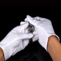 Witte Katoenen Handschoen Wit L - Handschoen L Wit – Munt Handschoen - Gezondheidszorg - Ziekenhuis - Beauty Center – Kapper - Jewelry - eczeem - allergie - juweliers – Handschoenen 100% Katoen maat L - 40 Stuks/20 Paar — thumbnail 3
