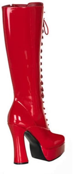 Pleaser - ELECTRA2020 Kniehoge laarzen - US 15 - 46 Shoes - Rood — thumbnail 4