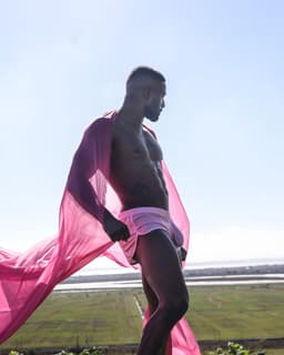 SUKREW Net Shorts Summer Pink - MAAT S — thumbnail 2