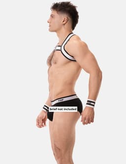 Barcode Berlin Harness TOP White-Black - MAAT S — thumbnail 2
