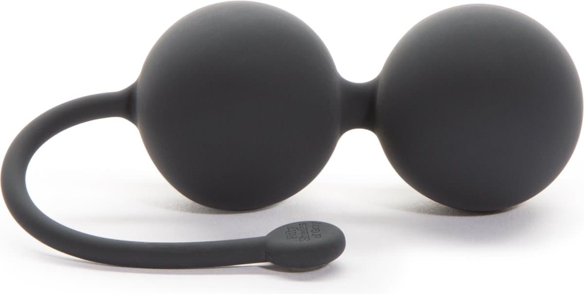 Fifty Shades Tighten and Tense Vaginale Balletjes - Zwart — afbeelding 1