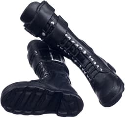 1/6 Vrouwelijke Platte Lace Up Schoenen voor Actiefiguren — thumbnail 2