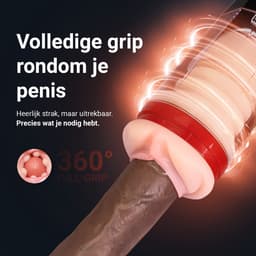 DailyPlay Automatische Masturbator voor Man – Electrisch - Pocket Pussy - Blowjob Simulator - Kunst Vagina – Sex Toys Mannen – Nep Kut — thumbnail 3