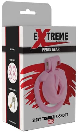 Sissy Trainer Cock Lock X-Short - Peniskooi - Kuisheidskooi - BDSM - 4 maten cockringen — thumbnail 4