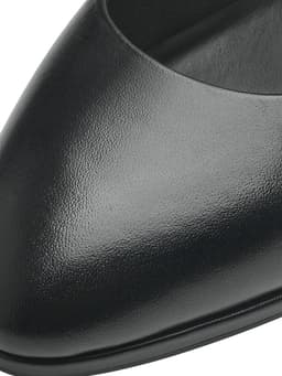 Dames Pumps met Blokhak - Elegante Leren Zomer Schoenen — thumbnail 2