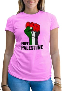 Dames T-Shirt Vrijheid Palestina Solidariteit Shirt — thumbnail 1