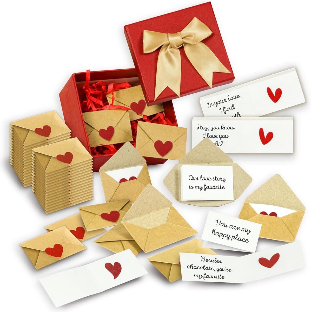 60 Liefdesbrieven voor hem en voor haar, leuke geschenken voor Valentijn en verjaardag — afbeelding 1