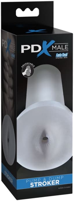 Pipedream - PDX Male Pump & Dump Stroker - Transparant — thumbnail 2