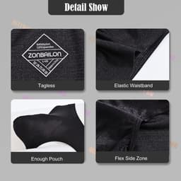 Seamless Heren Slips met Grote Pouch Jongens Ondergoed Sexy Laag Taille Ademend IJs Zijde — thumbnail 4