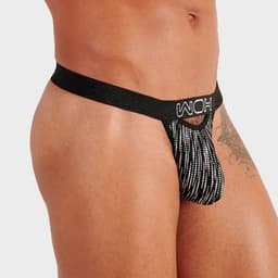 WOH heren microfiber G-string pure seduction zwart — thumbnail 4
