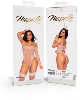 Mapalé Sexy Kostuum Sexy konijn - 3/4X - Multicolor — thumbnail 3