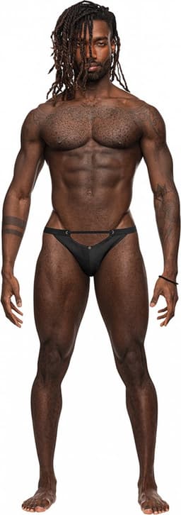 Male Power 455276BKSM - Micro V Thong S/M — thumbnail 4