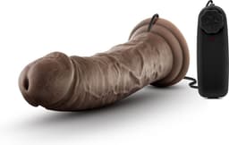 Dr. Skin - Dr. Joe Vibrator Met Zuignap 20 cm - Chocolate — thumbnail 2
