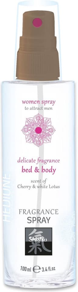 Shiatsu Feromonen Bed & Body Spray Voor Vrouwen - Kers & Witte Lotus — thumbnail 1