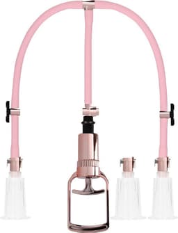 Clitoral & Nipple Pump Set Large - Rose Gold — thumbnail 1