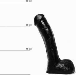 All Black Anaal Dildo 23 cm - zwart — thumbnail 3