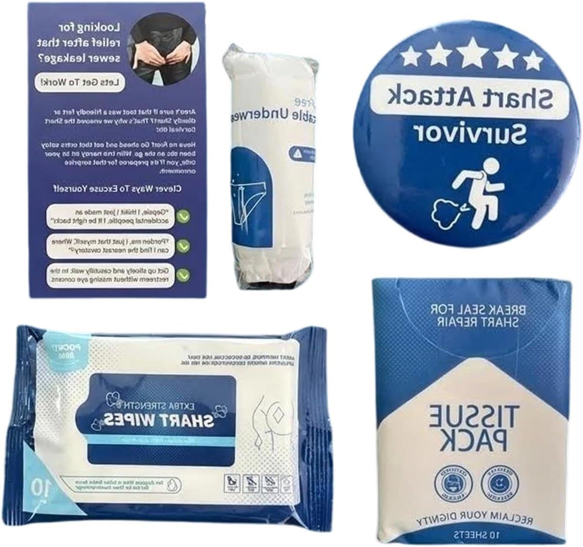 Grap Set - Nieuwigheid Cadeau - Feestelijke Verrassing - Realistische Items - 14 x 10 x 5 cm - Uniek — afbeelding 1