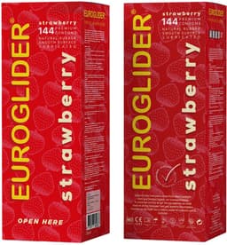 Euroglider Strawberry - Condooms met Aardbeien Smaak - 144 stuks — thumbnail 5
