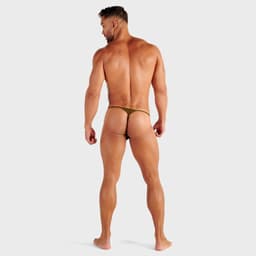 WOH heren microfiber G-string personal allure mesh groen — thumbnail 4