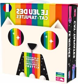 Asmodee - Het spel van de CAT-TAPULTES - Sfeerspel voor kinderen vanaf 7 jaar - Actiebordspel - Box dient als speelbord - 2 spelers - 15 minuten - Exploding Kittens — thumbnail 1