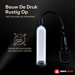 Quick Relief Penispomp™ - Penis Pomp Met Grippomp – Penispompen Penisvergroter – Penis Pomp Erectie Vergroter – Vacuumpomp Erectiepomp Masturbator — thumbnail 3
