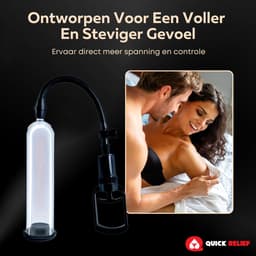 Quick Relief Penispomp™ - Penis Pomp Met Grippomp – Penispompen Penisvergroter – Penis Pomp Erectie Vergroter – Vacuumpomp Erectiepomp Masturbator — thumbnail 2