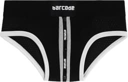 Barcode Berlin Mesh Brief Sicile Black-White - MAAT M - Erotisch Heren Ondergoed - Slip voor Man - Sexy mannen Slip — thumbnail 1