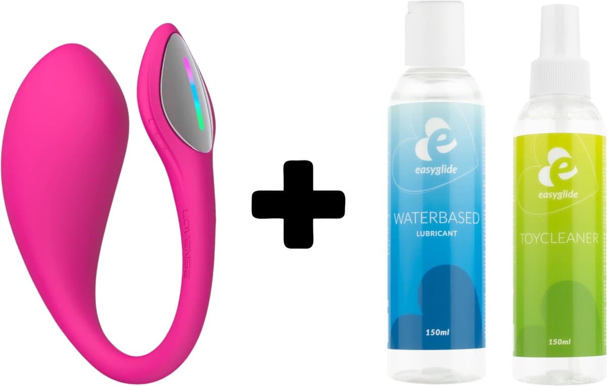 Lovense Lush 4 Vibrerend Eitje Bundel met Easyglide Glijmiddel en Toycleaner - 150 ml — afbeelding 1