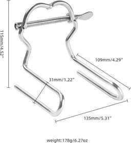 Anaal vagina speculum rvs metaal — thumbnail 2