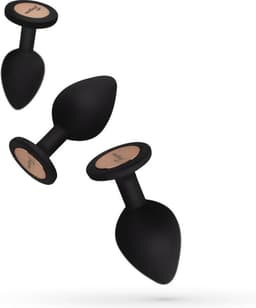 Teazers - Buttplug Set - 3 Delige Set - Buttplugs - Anal Plug - Sex Toys voor Vrouwen en Mannen - Seksspeeltjes - Zwart — thumbnail 5