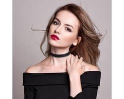 Zwarte leren kraag, brede kostuumketting voor vrouwen, choker, ketting, gothic punk ketting, verstelbaar, leer, choker, ketting, meisjes, kostuumketting, aansluitend, PU leer, koper