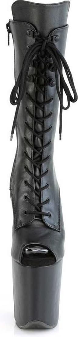 Pleaser - FLAMINGO-1051WR Plateau Laarzen, Paaldans schoenen - Paaldans schoenen - 39 Shoes - Zwart — thumbnail 4
