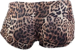 BamBella ® - Boxer short - Maat XXL - Panterprint - Bruin Dun kant gaas stof Ondergoed — thumbnail 5