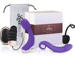 Loveboxxx - Solo Box Women - Erotische Geschenkset - Seksspeeltjes - Toy Set - Erotisch Cadeauset voor Haar - Wit