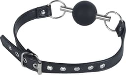 Banoch - Ballgag black Luxe - Siliconen - Zwart - bondage — thumbnail 2