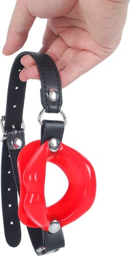 Banoch - Gag kissy lips - Rood - bondage — thumbnail 5