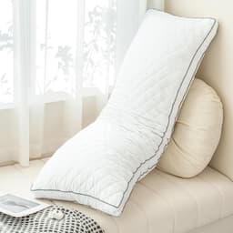 Comfortabel Memory Foam Body Kussen in Wit — thumbnail 4