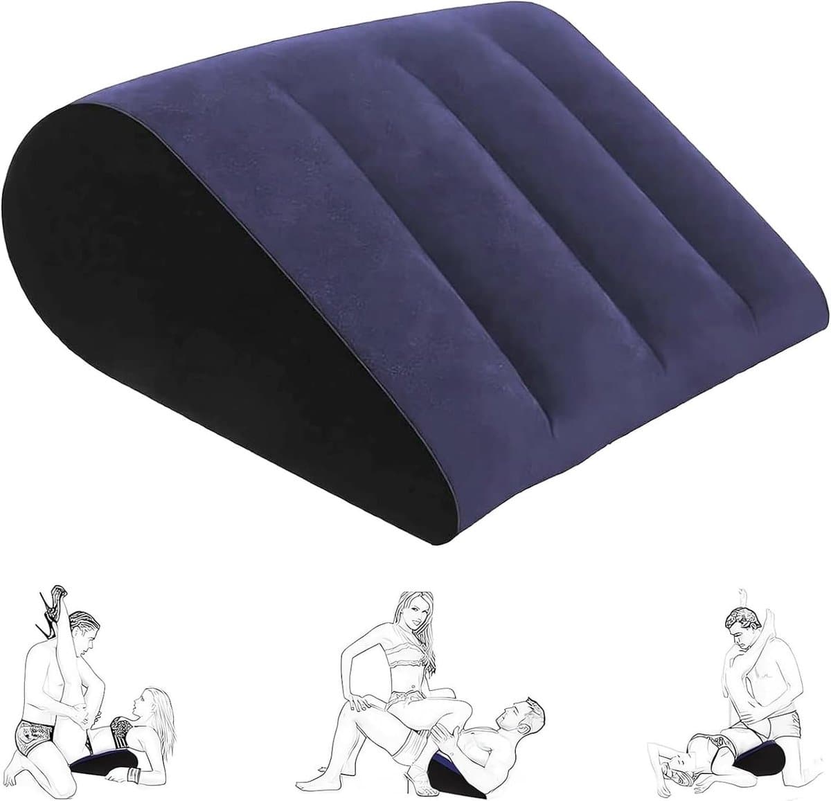 TuseRxln Inflatable Sekskussen - Sekspositie Kussen - Verstelbaar & Draagbaar - 1 Stuks - Zwart — afbeelding 1