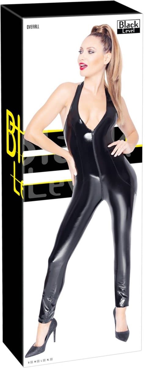 Vinyl Jumpsuit ZIP S — afbeelding 1