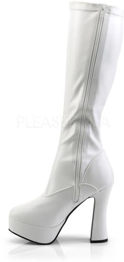 Pleaser - ELECTRA-2000Z Kniehoge laarzen - US 16 - 47 Shoes - Wit — thumbnail 5