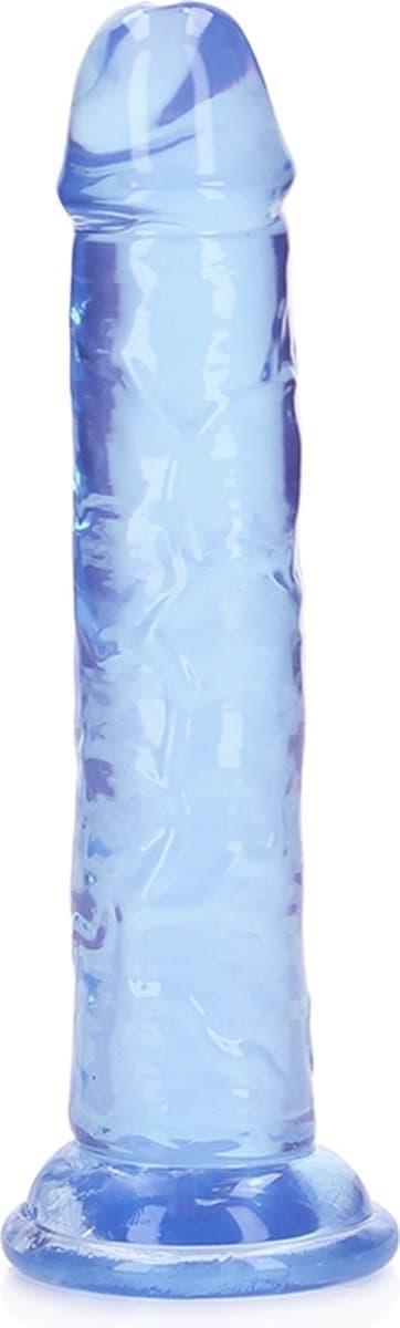 Shots - RealRock REA150BLU1 - Straight Realistic Dildo Suction Cup - 6'' / 14,5 - Blue — afbeelding 1