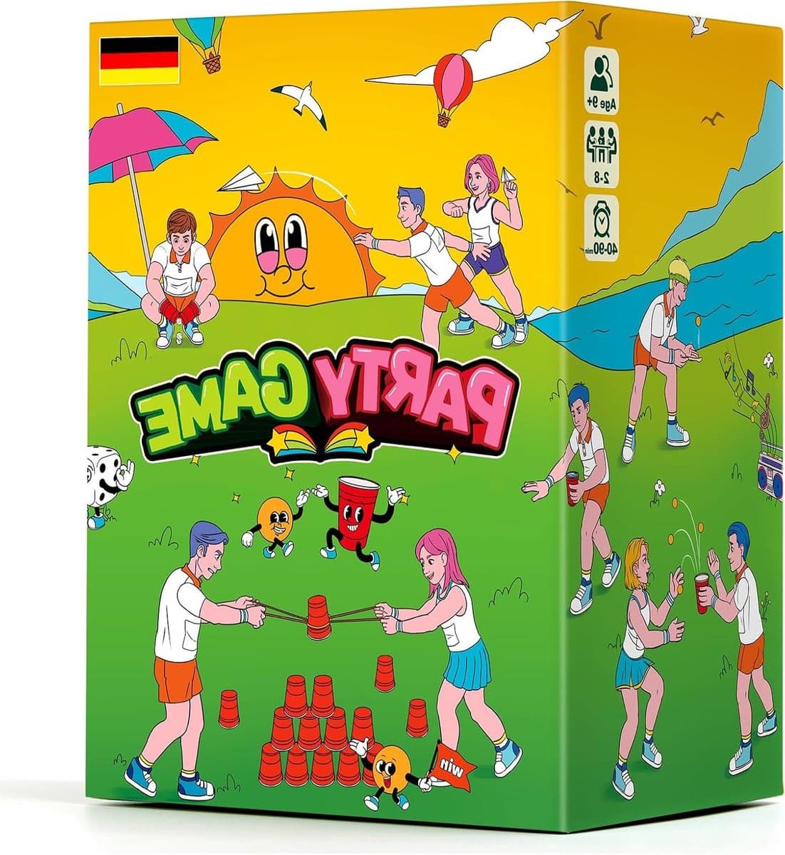 Partyspelletjes - Spel voor iedereen - Gezelligheid creëren - Voor jong en oud - 22 x 11.8 cm - Multicolor — afbeelding 1