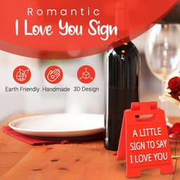 Romantisch Bureaubord - Liefdesgeschenk - Gevoelens Uiten - Pop-up Ontwerp - 2 Stuks - Rood — thumbnail 3